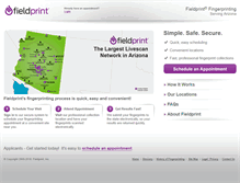 Tablet Screenshot of fieldprintarizona.com